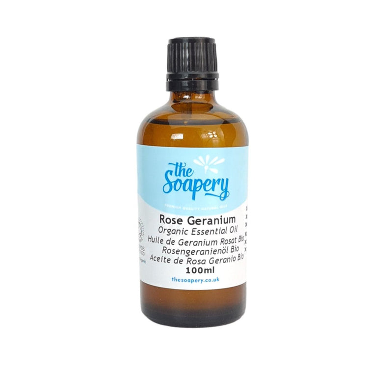 Rose Geranium Essential Oil Organic - 100ml
