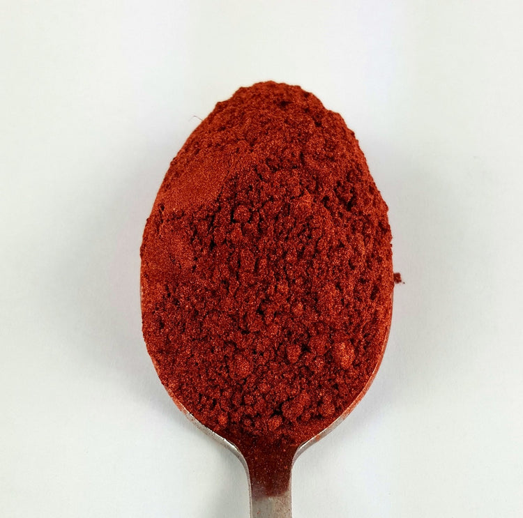 Poudre de mica cosmétique orange du désert