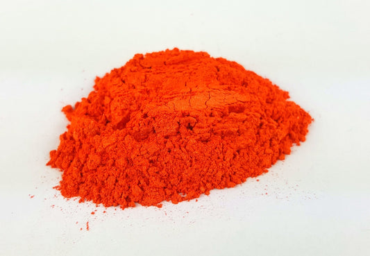 Poudre de mica cosmétique orange coucher de soleil