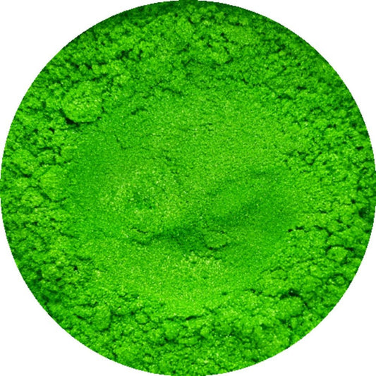 Poudre de mica cosmétique vert pistache