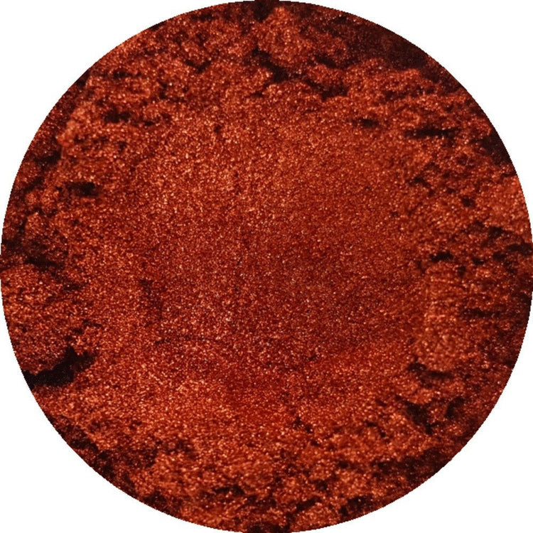 Poudre de mica cosmétique orange du désert