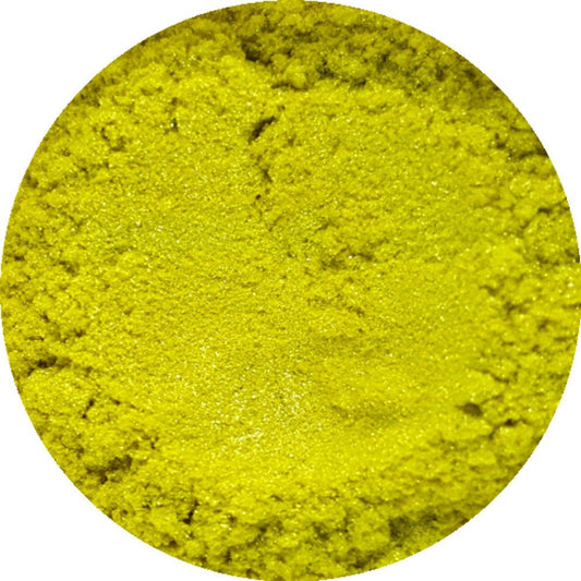 Poudre de mica cosmétique jaune sorbet citron